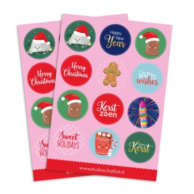 Stickervel | Kerst